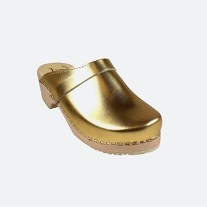 Gold Women's Clogs